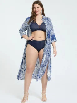 Vestito chemisier stampa bandana