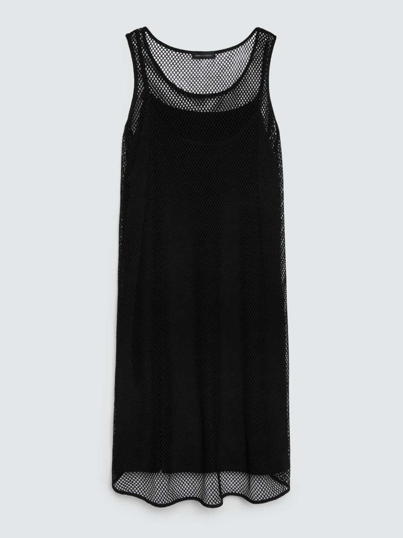 Vestito corto traforato